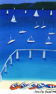 Jenny Baird, Harbour View With Boats Jenny Baird, Harbour View With Boats