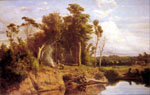 Louis Buvelot, Winter Morning Near Heidelberg 1886 Louis Buvelot, Winter Morning Near Heidelberg 1886