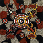 Tobwabba Art Group, Goanna Meeting Place Tobwabba Art Group, Goanna Meeting Place