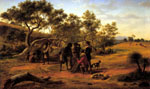 Eugene Von Guerard, The Barter Eugene Von Guerard, The Barter