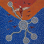 Tobwabba Art Group, Seabirds Flight Tobwabba Art Group, Seabirds Flight